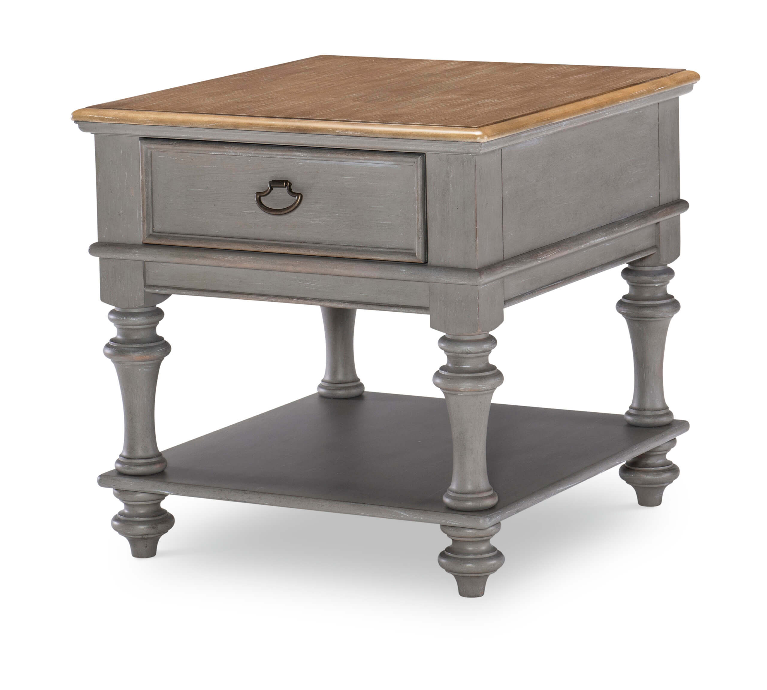 LEGACY CLASSIC KINGSTON GRAY SQUARE END TABLE 2311-107 edmonton
