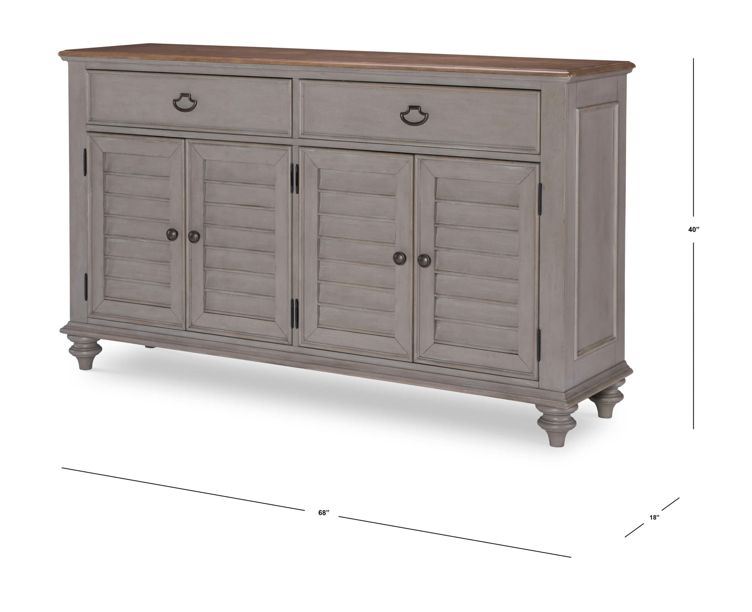 LEGACY CLASSIC KINGSTON GRAY CREDENZA 2311-172 montreal
