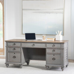 LEGACY CLASSIC KINGSTON GRAY EXECUTIVE DESK 2311-511 perth