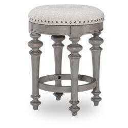 LEGACY CLASSIC KINGSTON GRAY ROUND SWIVEL STOOL 2311-845 nobleton