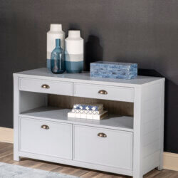 LEGACY CLASSIC UNION SQUARE SLATE GRAY HOME OFFICE CREDENZA 2450-515 quebec city