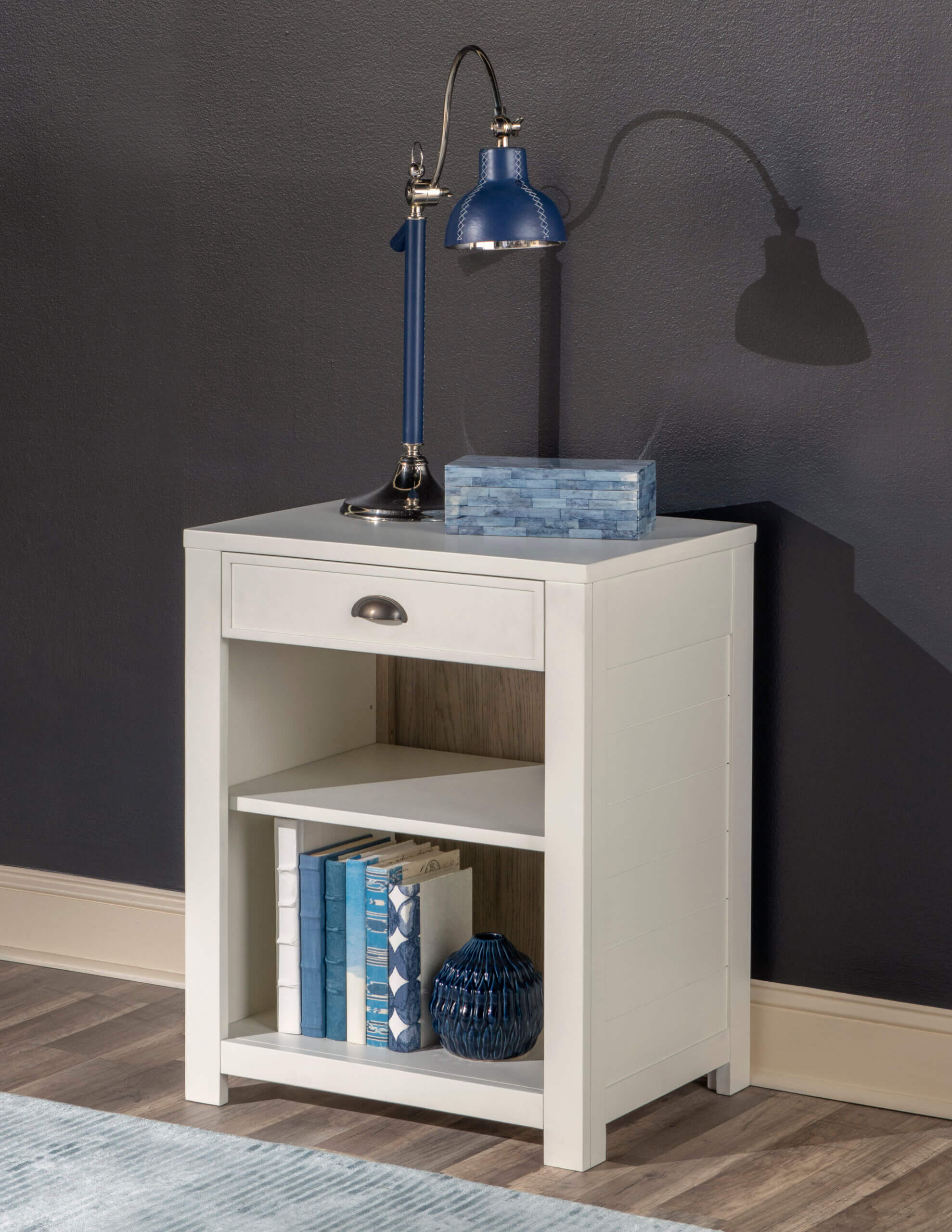 LEGACY CLASSIC UNION SQUARE IVORY SQUARE END TABLE 2451-507 montreal