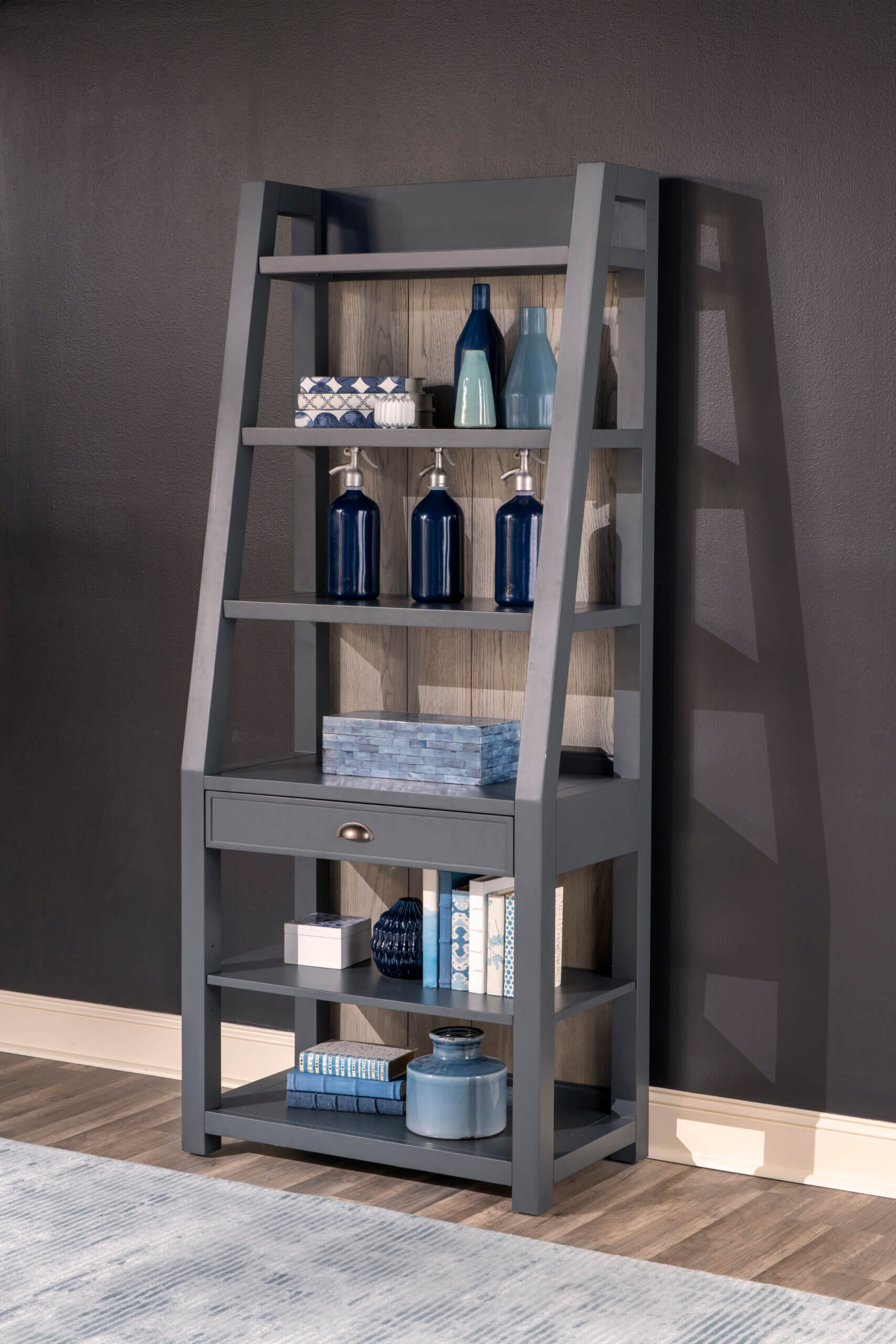 LEGACY CLASSIC UNION SQUARE SABLE GRAY BOOKCASE 2453-181 ottawa