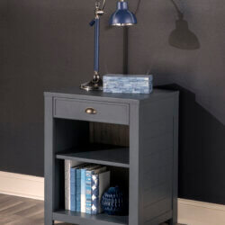 LEGACY CLASSIC UNION SQUARE SABLE GRAY SQUARE END TABLE 2453-507 barrie