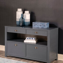 LEGACY CLASSIC UNION SQUARE SABLE GRAY HOME OFFICE CREDENZA 2453-515 mississauga