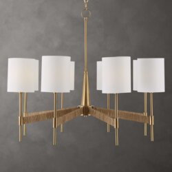 UTTERMOST LAUTOKA 8 LIGHT CHANDELIER 21372 gravenhurst
