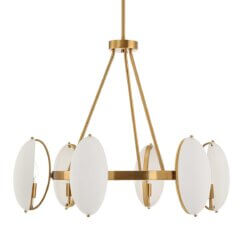 UTTERMOST OVIFORM 6 LIGHT CHANDELIER 21379 trenton