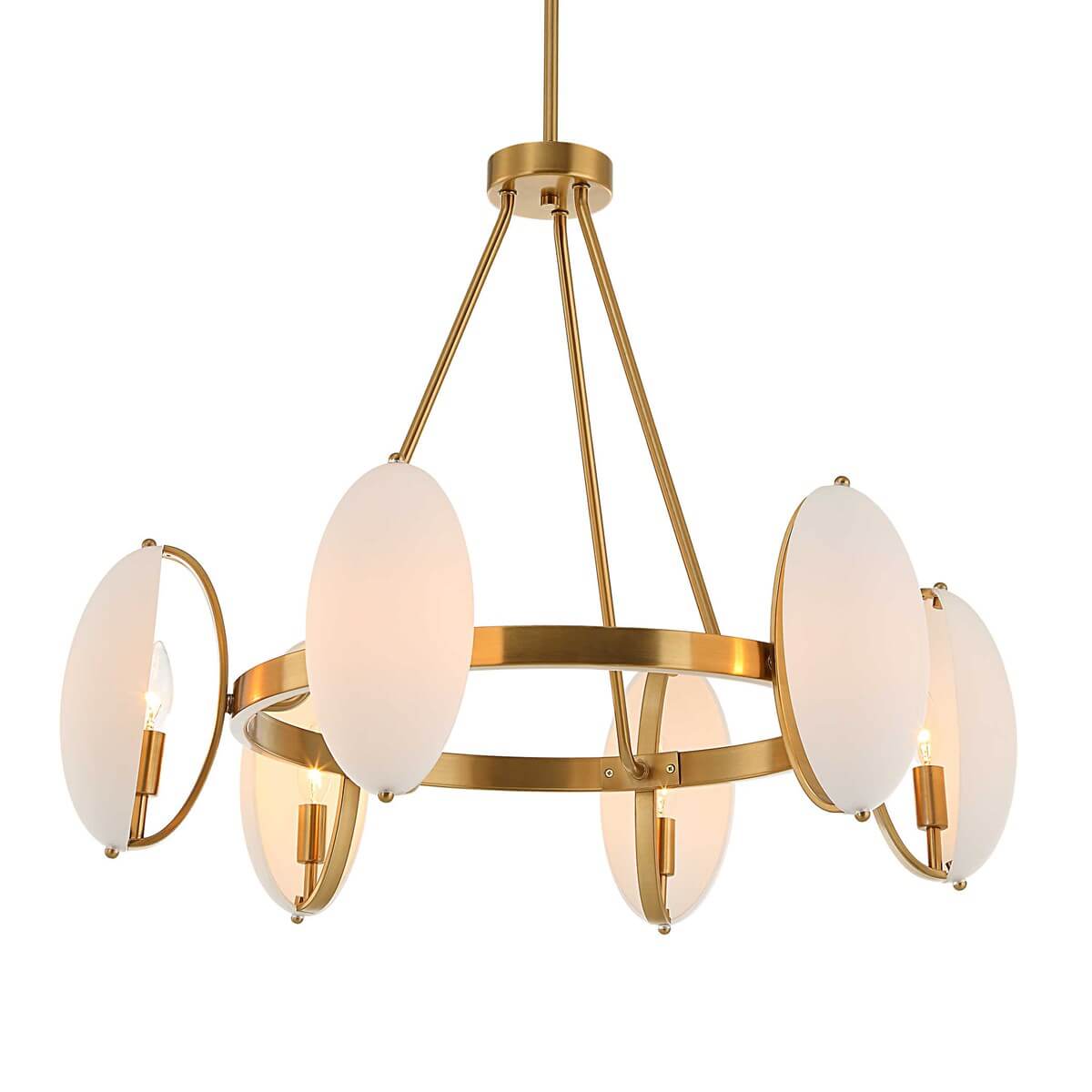 UTTERMOST OVIFORM 6 LIGHT CHANDELIER 21379 trenton