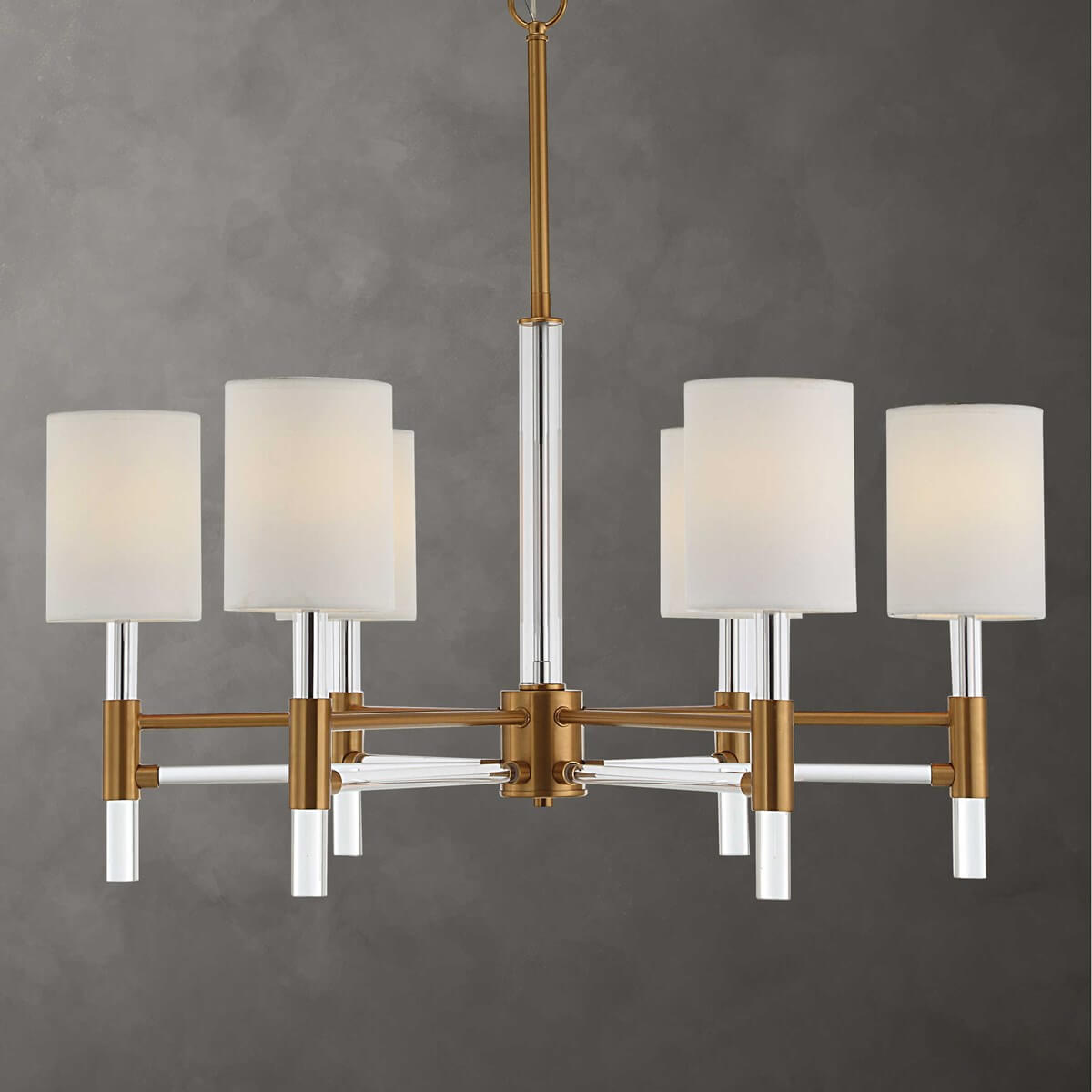 UTTERMOST WELKIN 6 LIGHT CHANDELIER 21380 milton