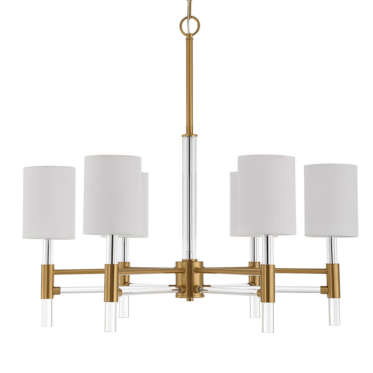UTTERMOST WELKIN 6 LIGHT CHANDELIER 21380 milton