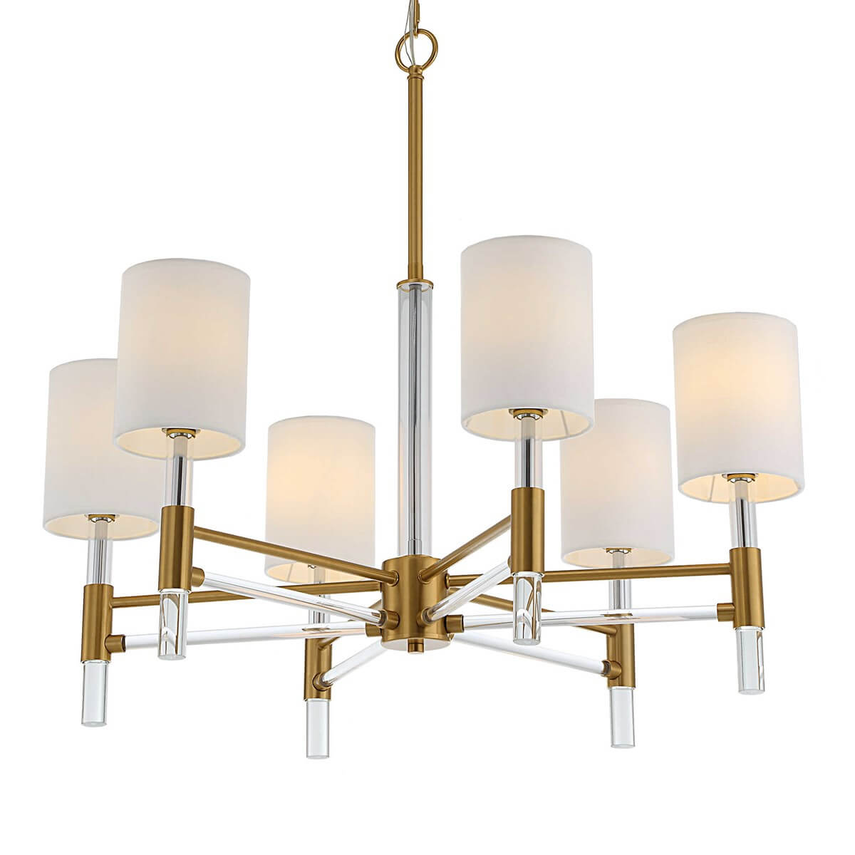 UTTERMOST WELKIN 6 LIGHT CHANDELIER 21380 milton