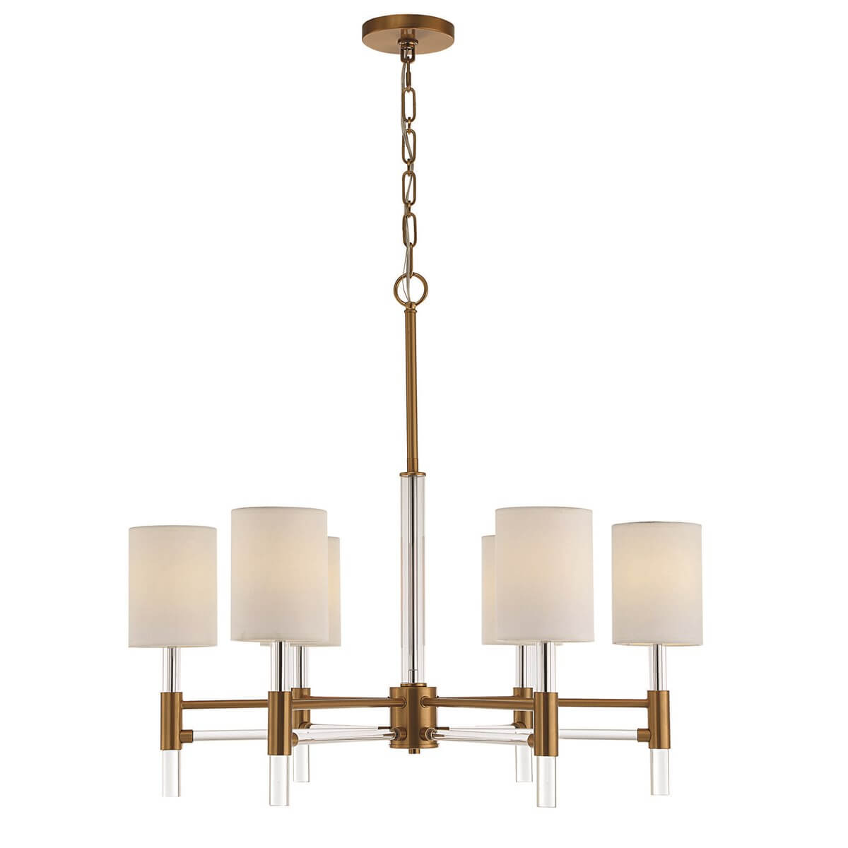 UTTERMOST WELKIN 6 LIGHT CHANDELIER 21380 milton