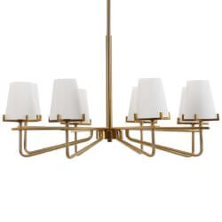 UTTERMOST LASSEN 8 LIGHT CHANDELIER 21382 belleville