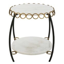 UTTERMOST CHAINLINK SIDE TABLE 22974 ottawa
