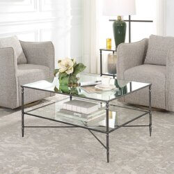 UTTERMOST HENZLER COFFEE TABLE STEEL 22985 brockville