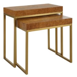 UTTERMOST BURL-ESQUE NESTING TABLES SET/TWO 22986 burlington