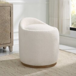 UTTERMOST SWIRL SWIVEL OTTOMAN 23186 perth