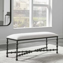 UTTERMOST IRON DROPS BENCH 23756 collingwood