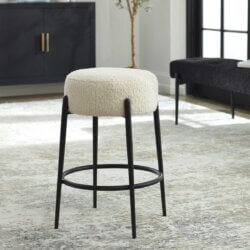 UTTERMOST ARLES COUNTER STOOL BLACK 23783 vancouver
