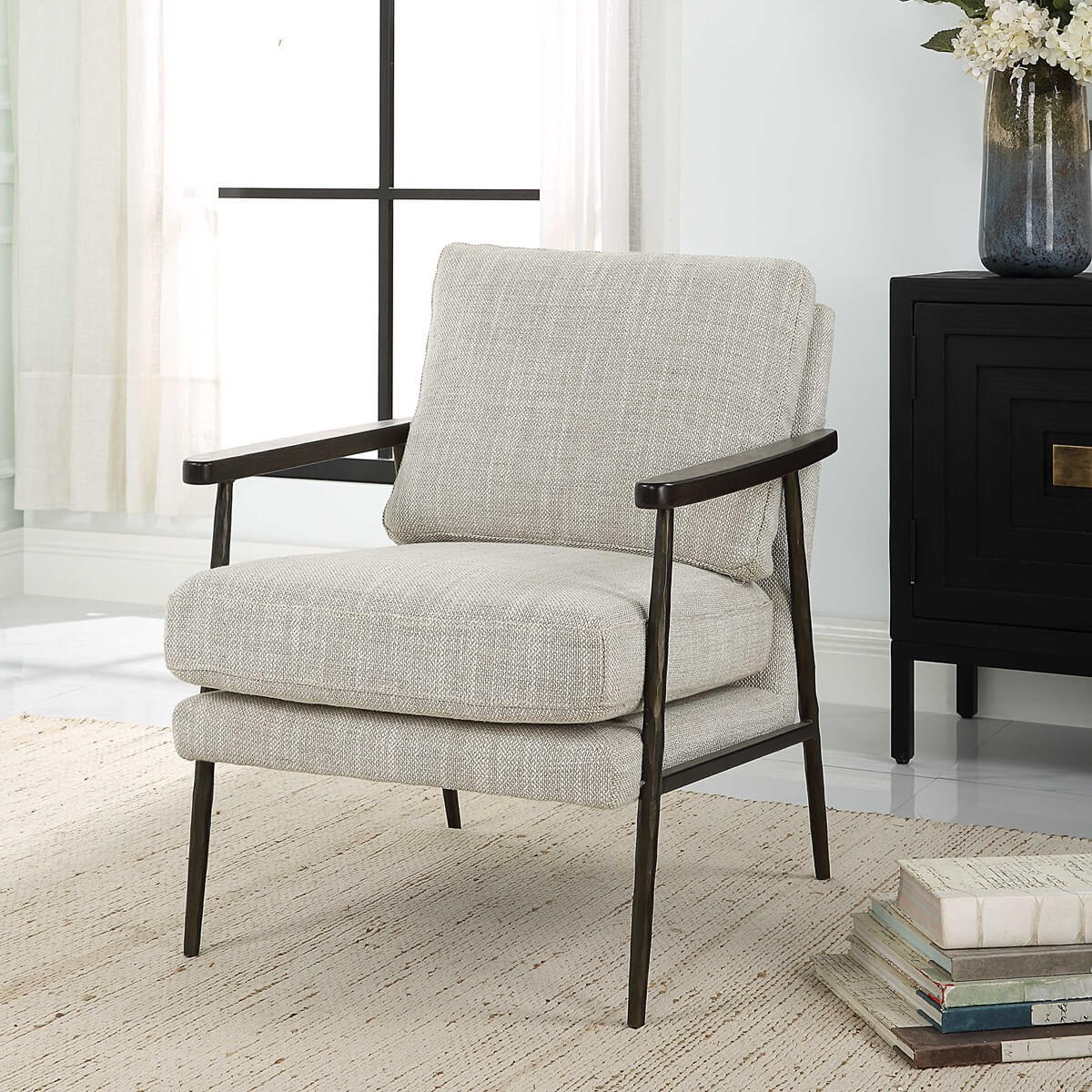UTTERMOST SEBASTIAN ACCENT CHAIR 23828 brampton