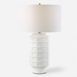 UTTERMOST WINDOW PANE TABLE LAMP 30239 aurora