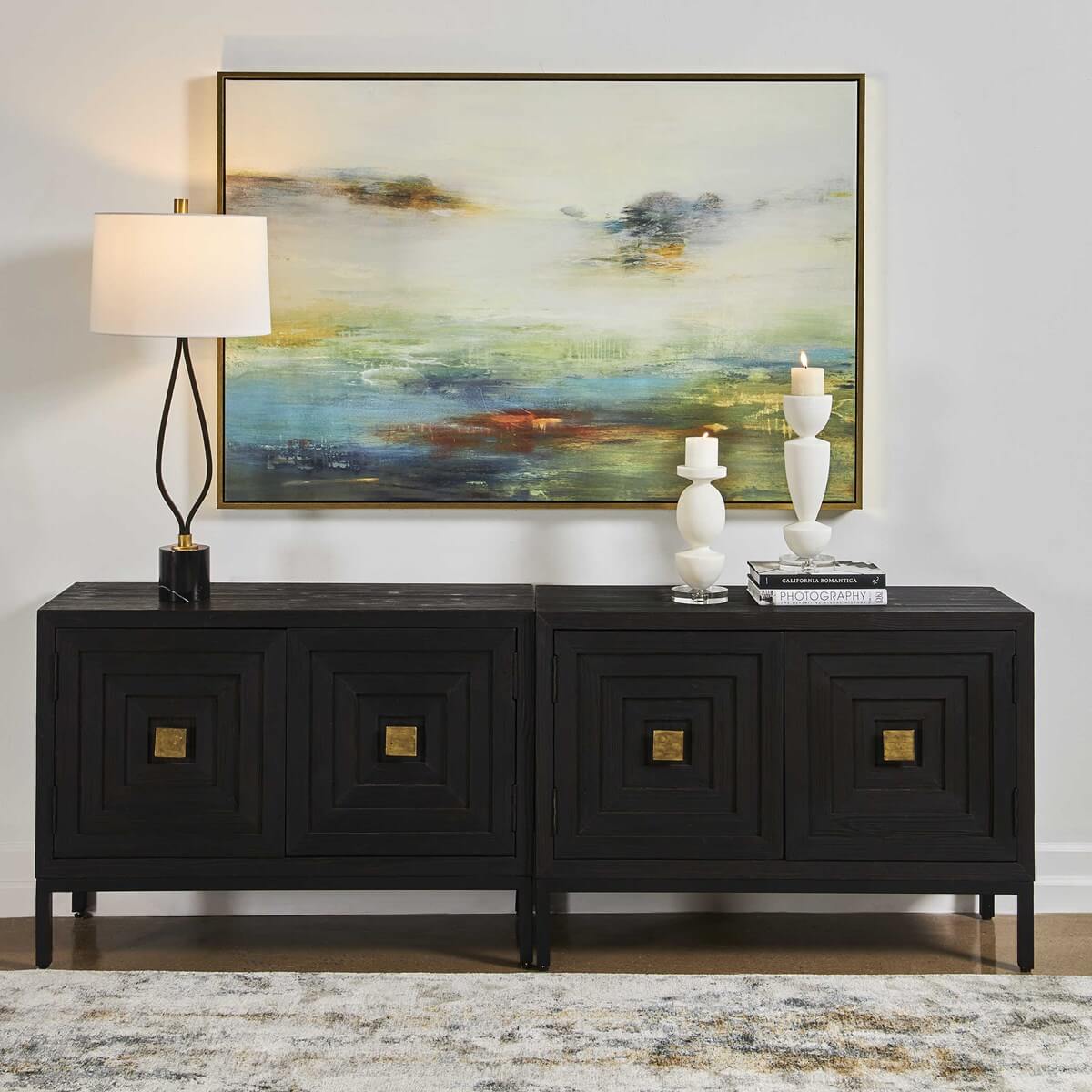 UTTERMOST TEXTURED LAND FRAMED CANVAS 32326 stoney creek