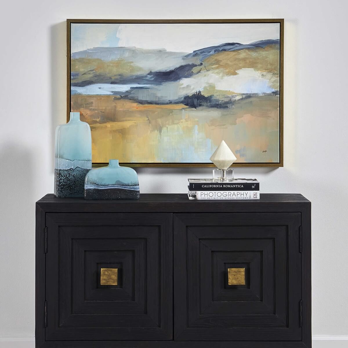 UTTERMOST FOLDED HILLS FRAMED CANVAS 32333 halifax