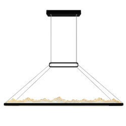 CWI LIGHTING HIMALAYAS INTEGRATED LED BLACK CHANDELIER 1601P62-101 montreal