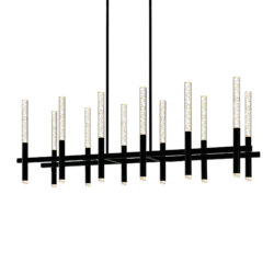 CWI LIGHTING DRAGONSWATCH INTEGRATED LED BLACK CHANDELIER 1703P48-12-101-RC edmonton