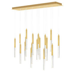 CWI LIGHTING DRAGONSWATCH INTEGRATED LED SATIN GOLD CHANDELIER 1703P48-18-602-RC quebec city