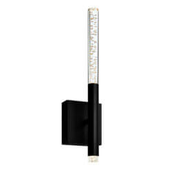 CWI LIGHTING DRAGONSWATCH INTEGRATED LED BLACK WALL LIGHT 1703W5-101 belleville