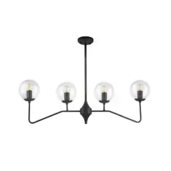 YOUNG LIGHTING 4 LIGHT PENDANT SAND BLACK 1510C4-BK brockville