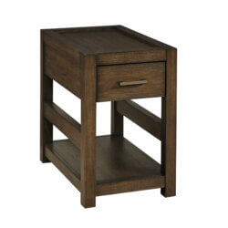 HAMMARY NYLES RECTANGULAR DRAWER CHAIRSIDE TABLE 209-916 port perry