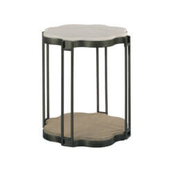 HAMMARY HIDDEN TREASURES QUATREFOIL SHAPED END TABLE 090-1180 markham