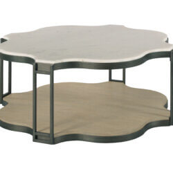 HAMMARY HIDDEN TREASURES QUATREFOIL SHAPED COFFEE TABLE 090-1181 aurora