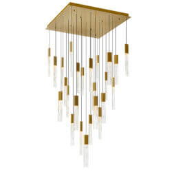CWI LIGHTING GRETA INTEGRATED LED BRASS CHANDELIER 1589P28-25-624 oakville