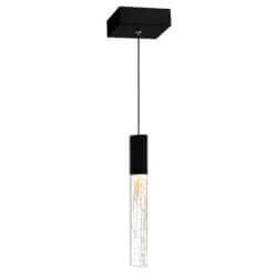 CWI LIGHTING GRETA INTEGRATED LED BLACK MINI PENDANT 1589P5-1-101 vaughan