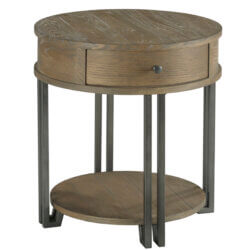 HAMMARY SADDLETREE-HAMILTON ROUND CHAIRSIDE TABLE 954-918 sarnia