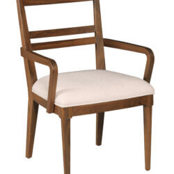 KINCAID MONOGRAM WALNUT CLUBHOUSE ARM CHAIR SET OF TWO 315-639 kelowna