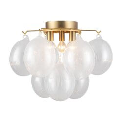 ARTCRAFT GLOBO 4-LIGHT SEMI FLUSH AC11993WH kingston