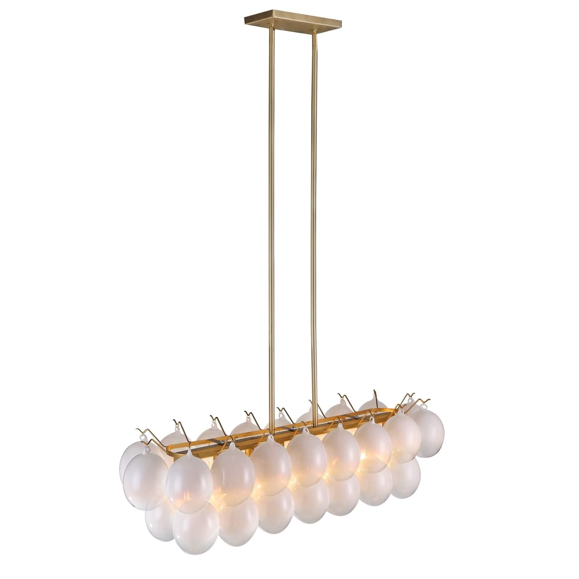 ARTCRAFT GLOBO 8-LIGHT LINEAR ISLAND AC11998WH uxbridge