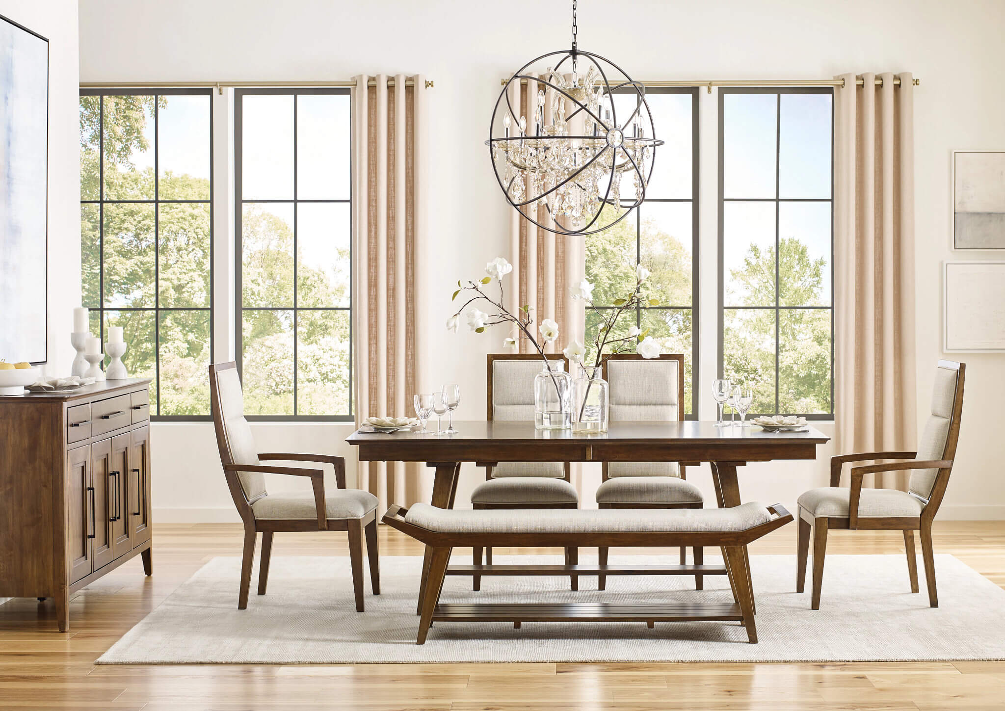 KINCAID ABODE ZANE TRESTLE TABLE 269-744 oakville