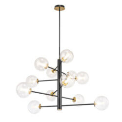 ARTCRAFT AURELIA 12-LIGHT CHANDELIER AC11768VB