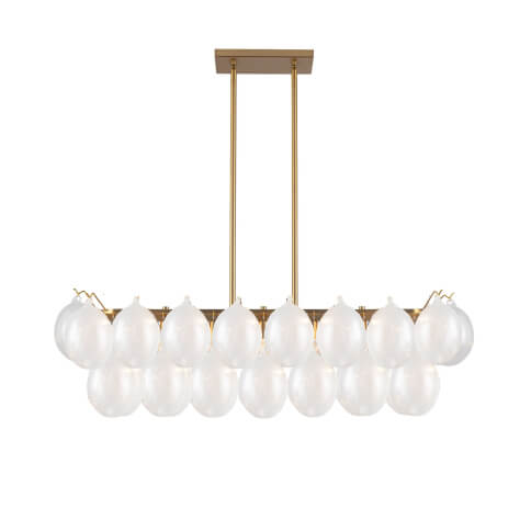 ARTCRAFT GLOBO 8-LIGHT LINEAR ISLAND AC11998WH uxbridge