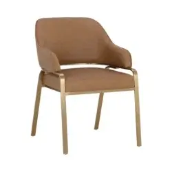 SUNPAN MALACHI DINING ARMCHAIR COGNAC 111202 gatineau
