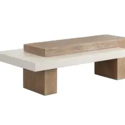 SUNPAN HERRIOT COFFEE TABLE LIGHT BROWN 111370 port perry