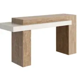 SUNPAN HERRIOT CONSOLE TABLE LIGHT BROWN 111605 uxbridge