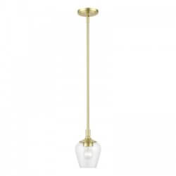 LIVEX LIGHTING WILLOW PENDANT SATIN BRASS 46721-12 kelowna