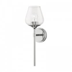 LIVEX LIGHTING WILLOW VANITY SCONCE POLISHED CHROME 17471-05 kitchener