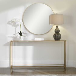 CONSOLE TABLE GOLD FINISH 50032w caledon